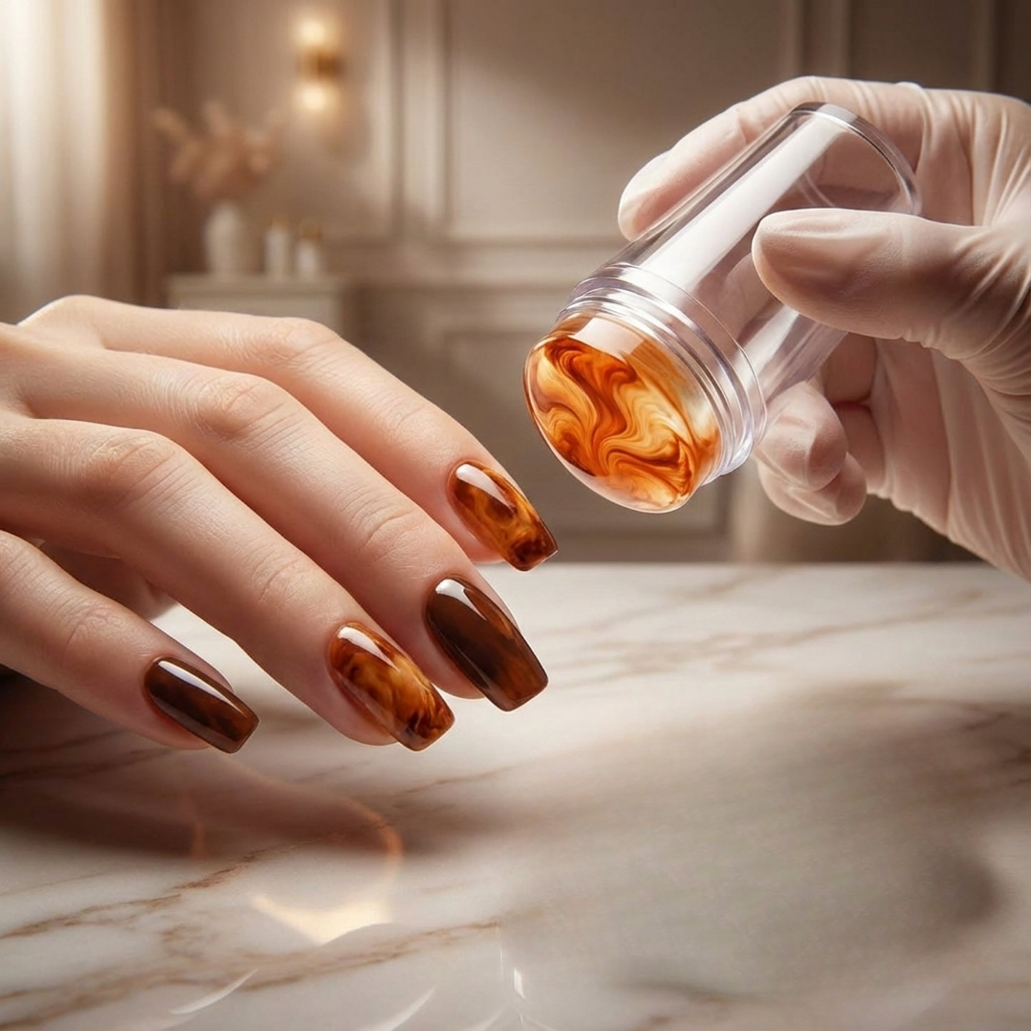 LUMIGLAZE™ Profesjonalna pieczątka do paznokci do salonu