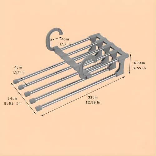 Appendiabiti Rack™ - Massimizza Subito lo Spazio nell'Armadio