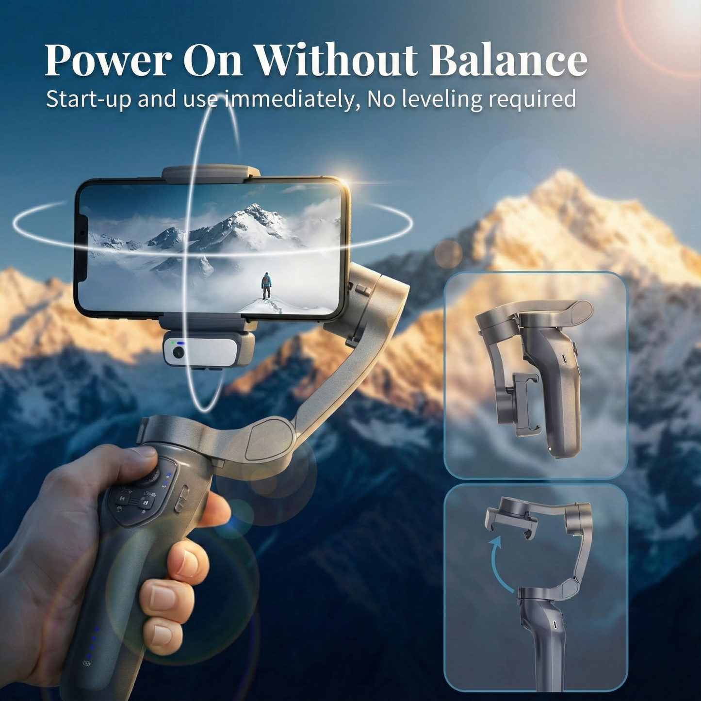 Glidr™ AI stabilizátor telefónu