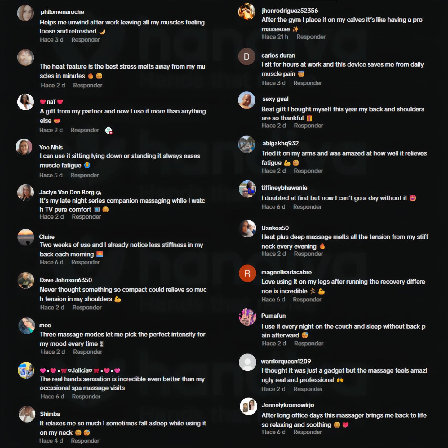 The Handiva™ – Aito käsien kaulan ja hartioiden hierontalaite