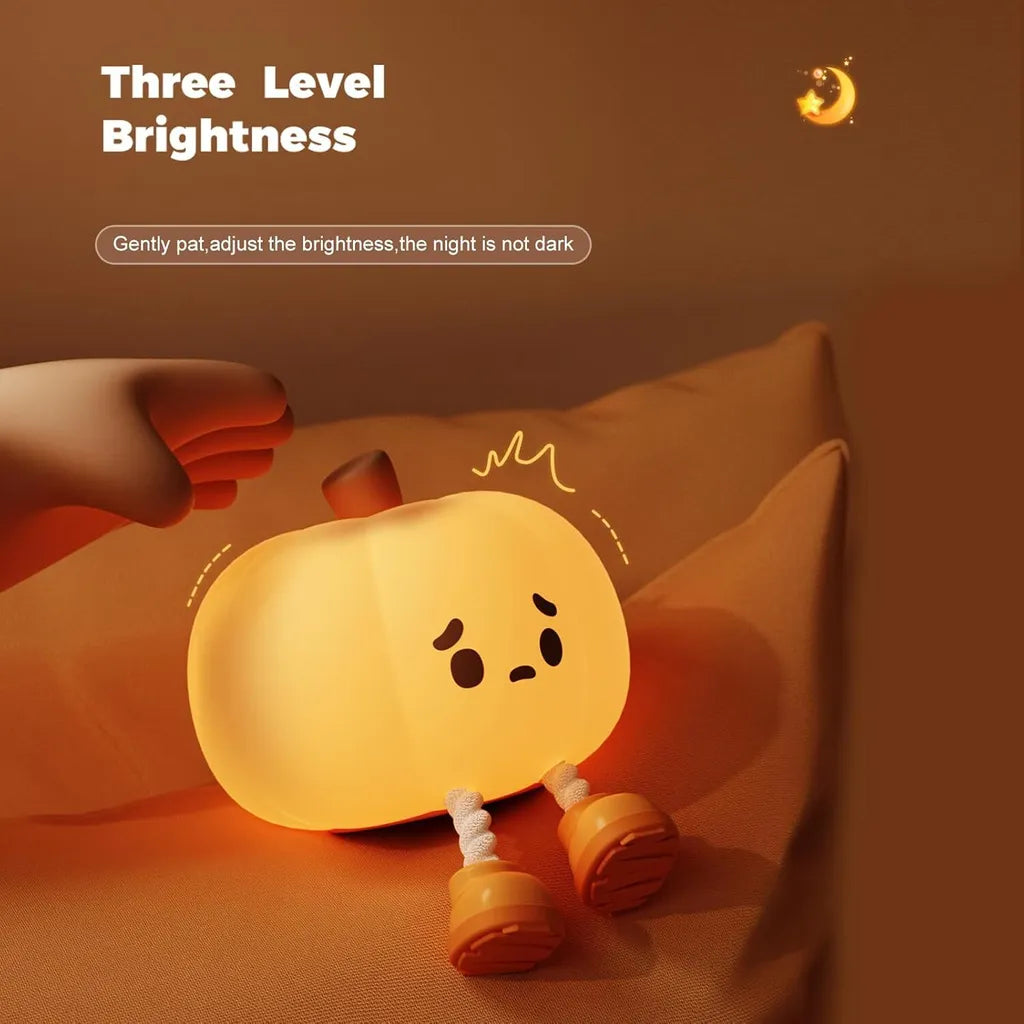 Squishy Halloween Pumpkin Lamp