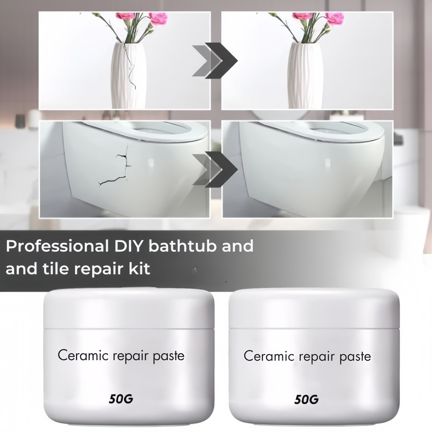 Ceramic Repair Paste - Avoid Expensive Replacements