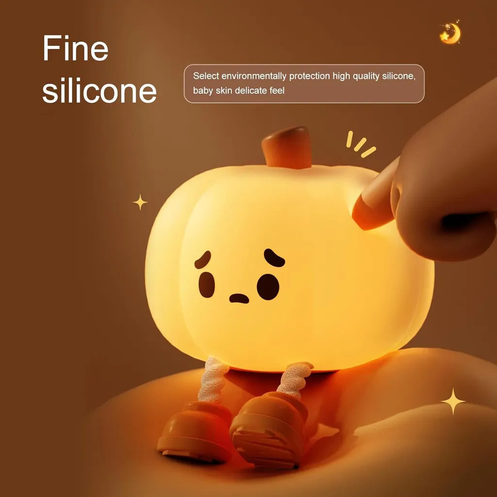 Squishy Halloween Pumpkin Lamp