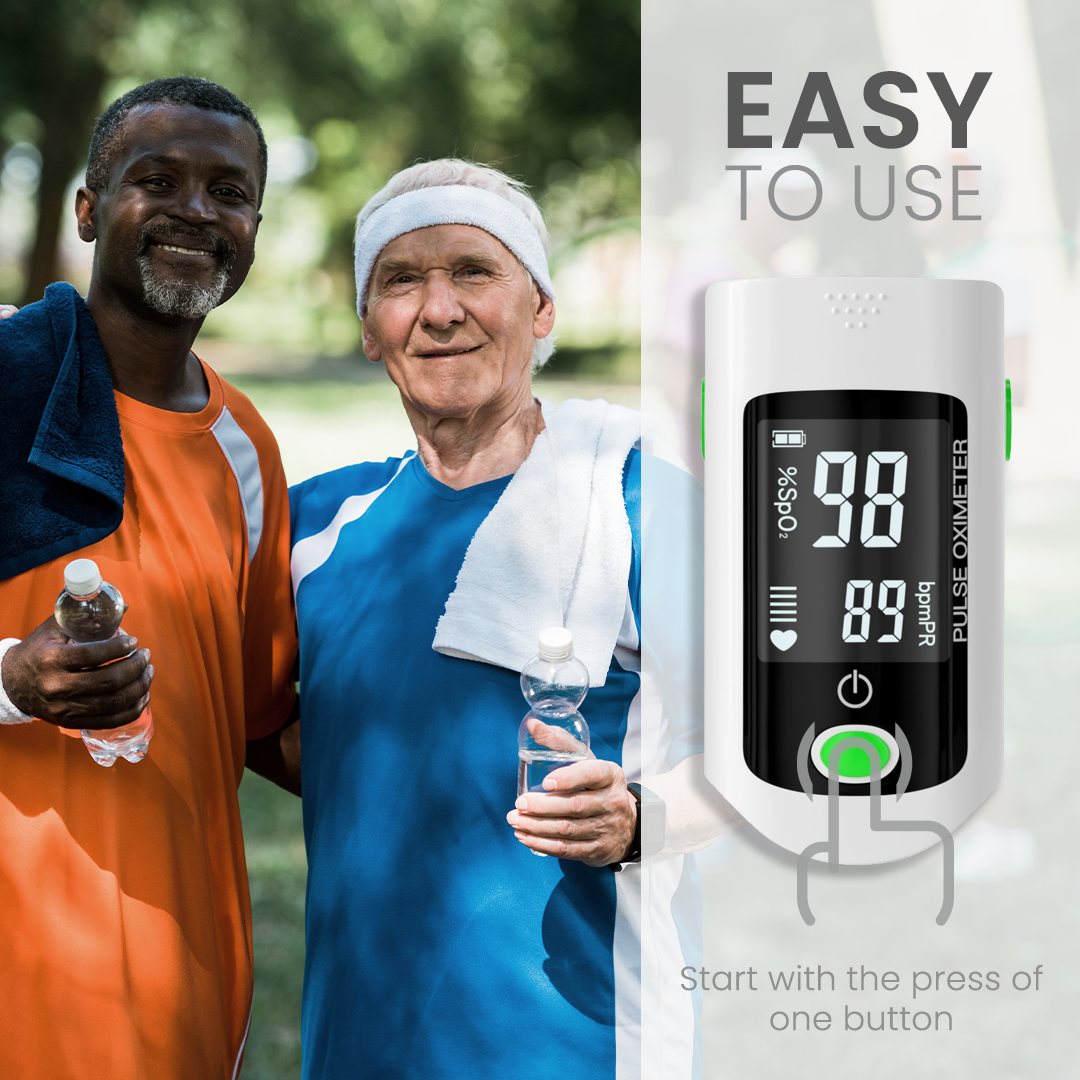 OxiPulse Pro - Portable Oximeter for 24/7 Safety