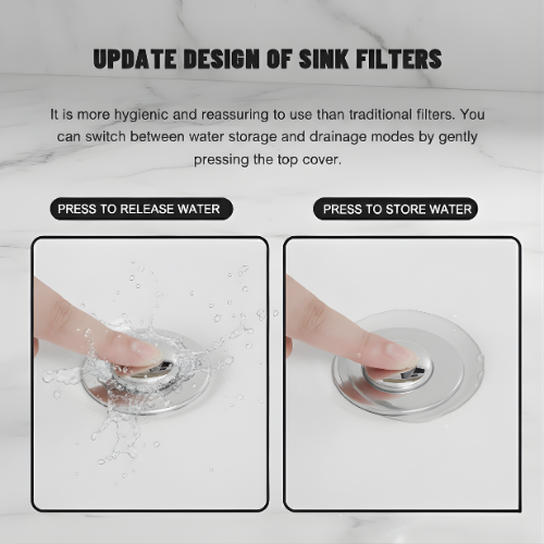 PureDrain™ Filter-Stöpsel – Verabschieden Sie sich von verstopften Rohren