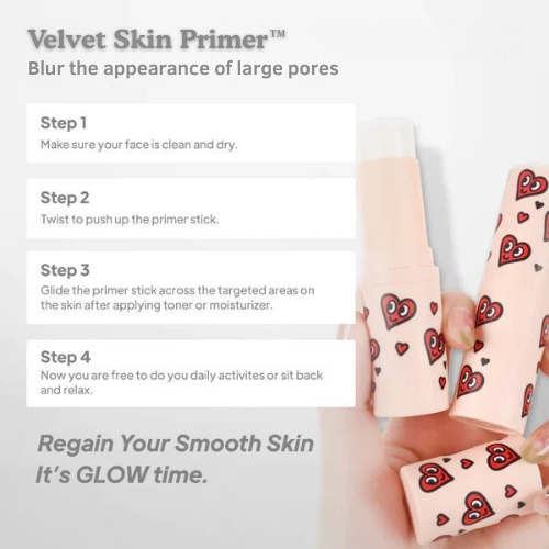 Velvet Skin Primer™ – Floute, Lisse et Fait Briller