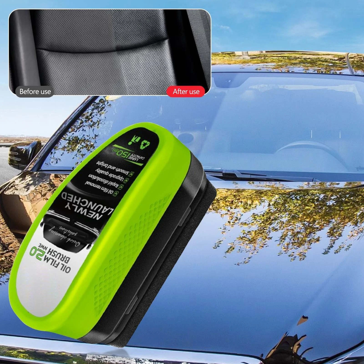 ClearDrive™ hydrofobinen lasinsuoja – Näe tie selvästi kaikissa sääolosuhteissa