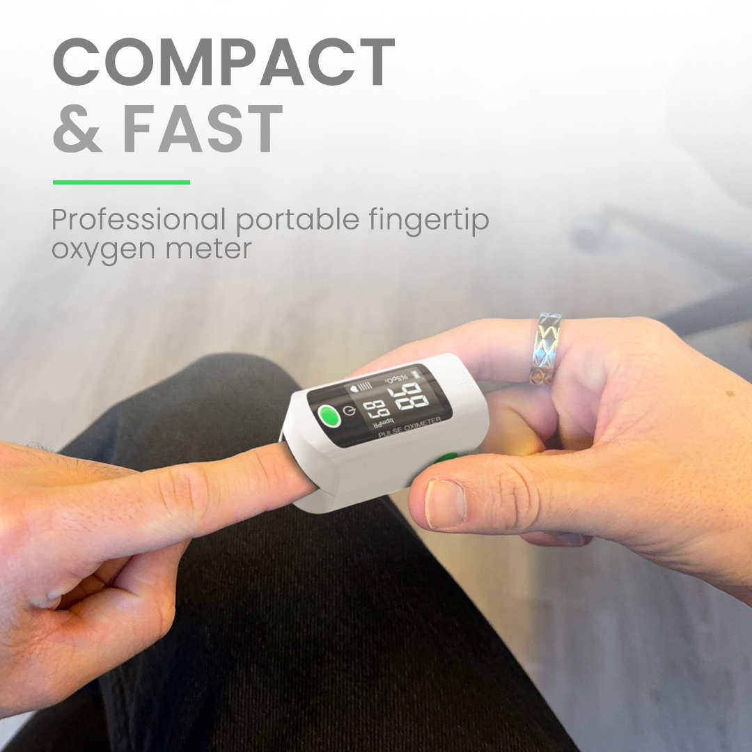 OxiPulse Pro - Portable Oximeter for 24/7 Safety