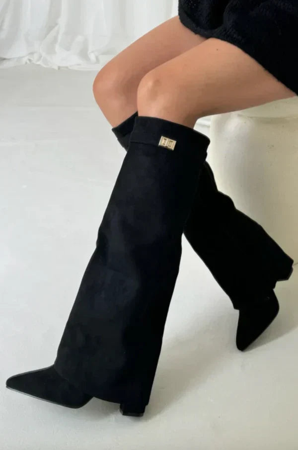 Valcero hoge hak laarzen met broek