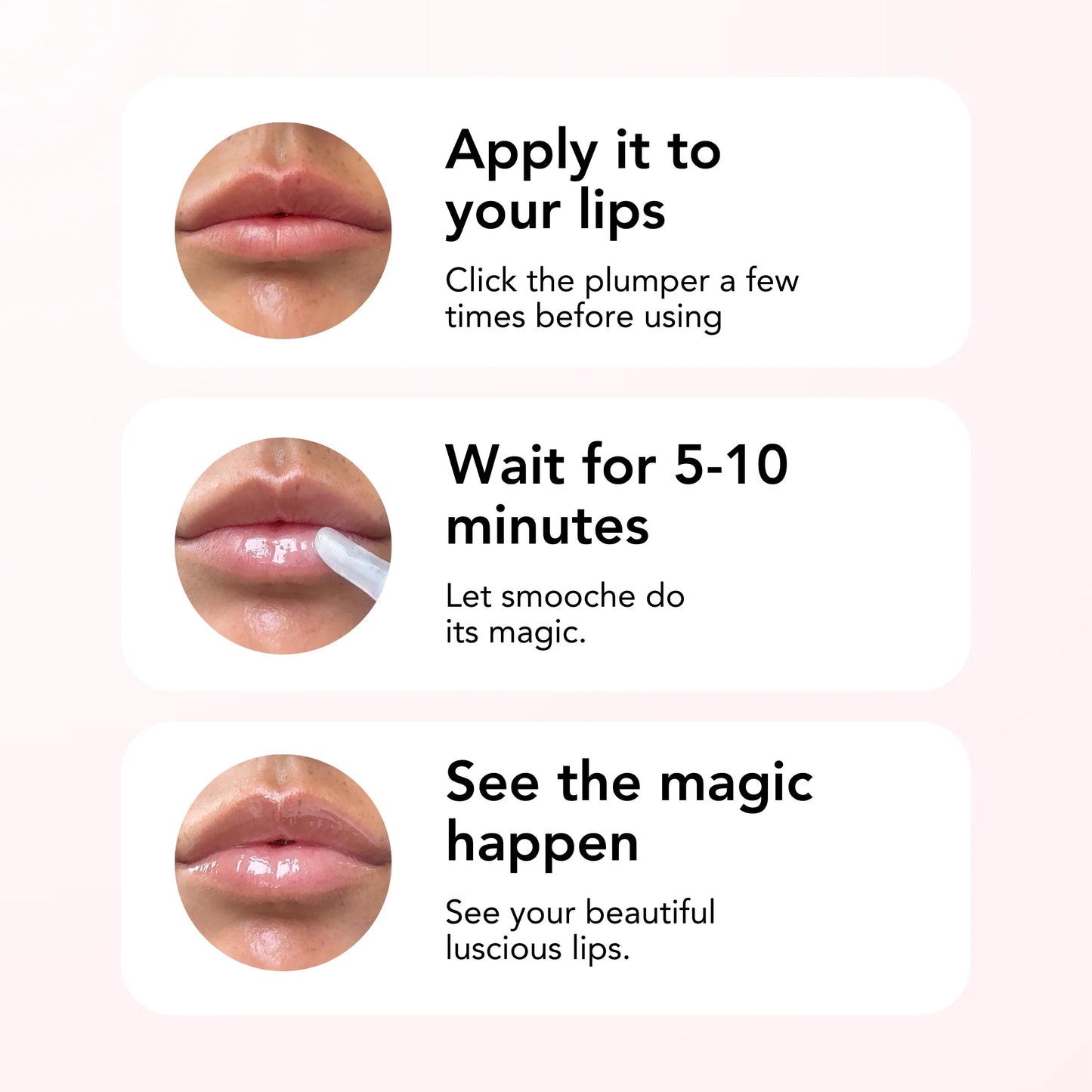 Smooche Lippenvergrößerer – Vollere Lippen in 10 Minuten