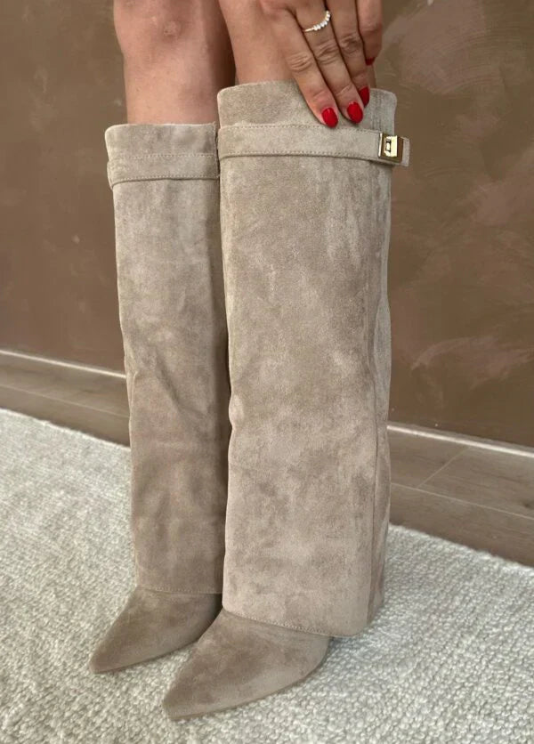 Valcero hoge hak laarzen met broek
