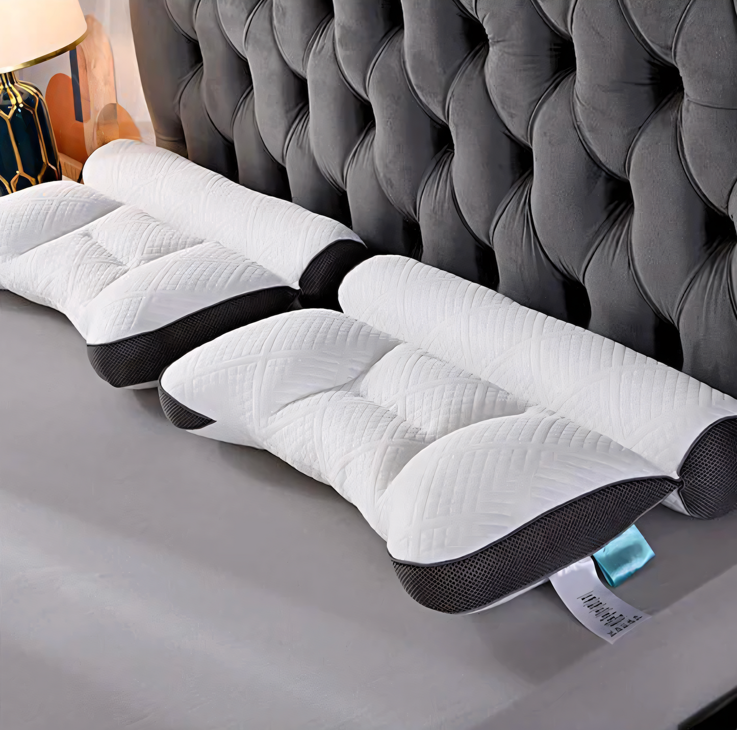 Oreiller Orthopédique à Mémoire de Forme™ – Réveillez-vous Rafraîchi et Sans Douleur