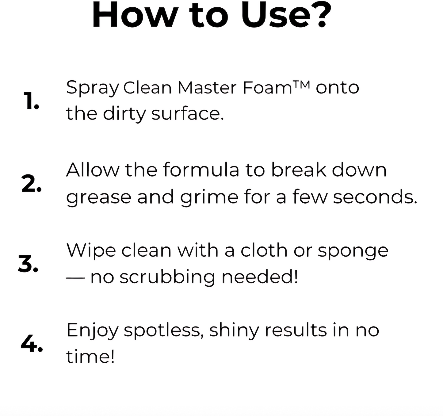 Clean Master Foam™ — Deep Clean Results Without the High Price