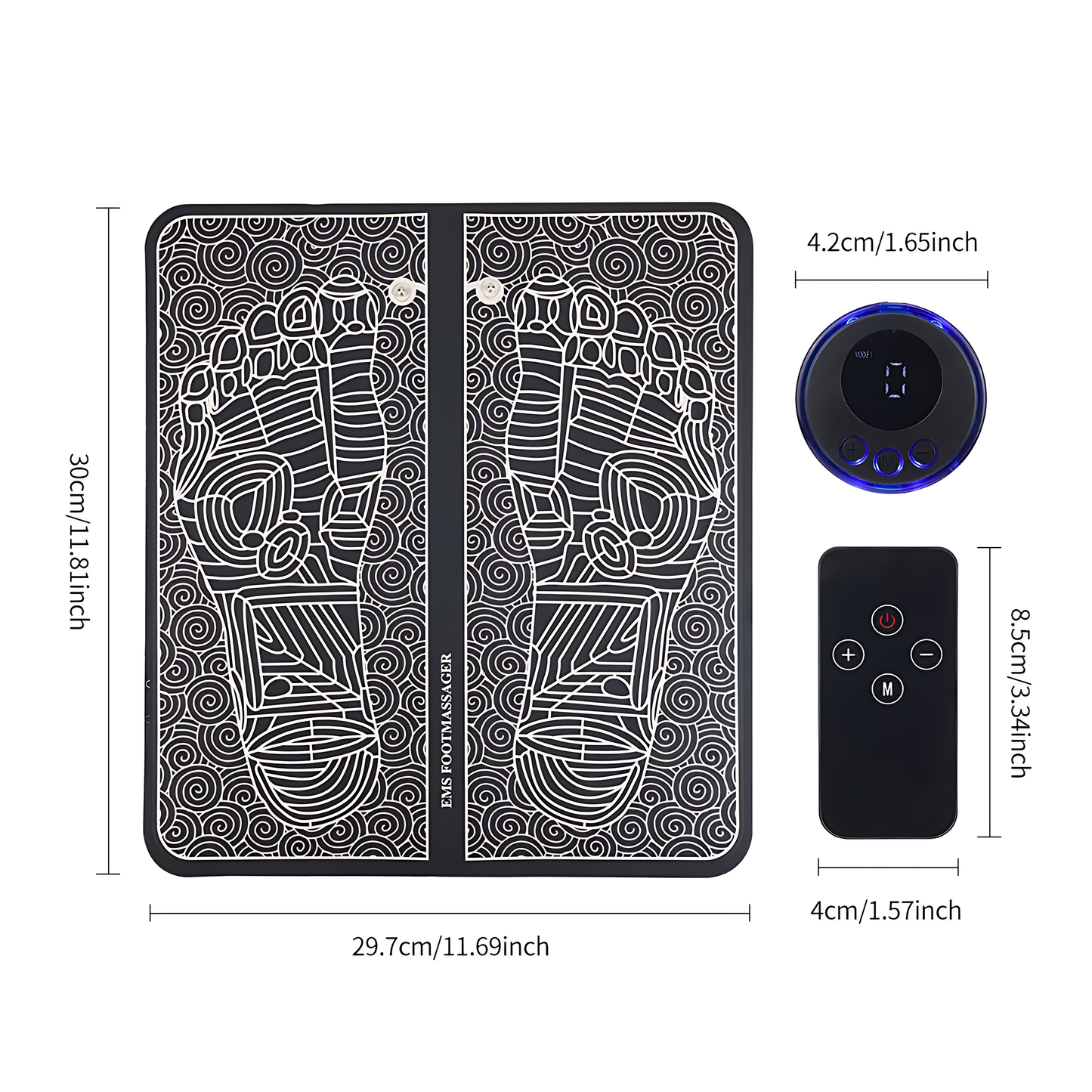 EMS Voetmassager™ – Directe verlichting voor vermoeide voeten