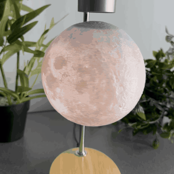 Lampe Lune Flottante & Chargeur Sans Fil