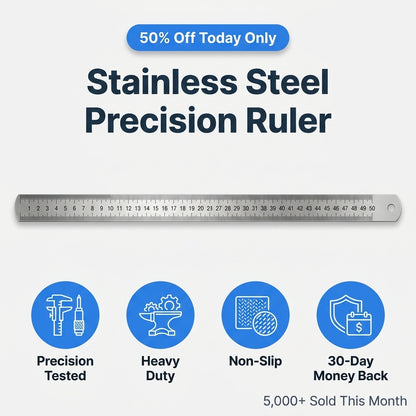 Heavy Duty Ruler™ – Engineered for Tough, Daily Use