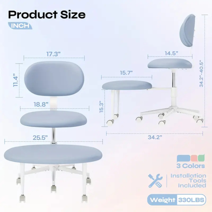 Valcero Cadeira de Escritório Confortável e Ergonómica