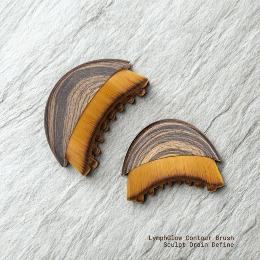 מברשת ניקוז והגדרה LymphGlow™ – להפחתת נפיחות בבוקר