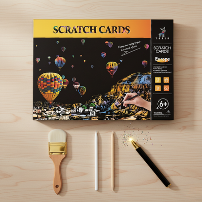 Scratch Art City™ – Ontdek de Verborgen Kleuren van de Wereld