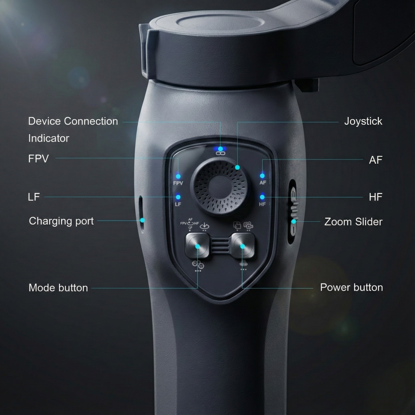 Glidr™ AI stabilizátor telefónu