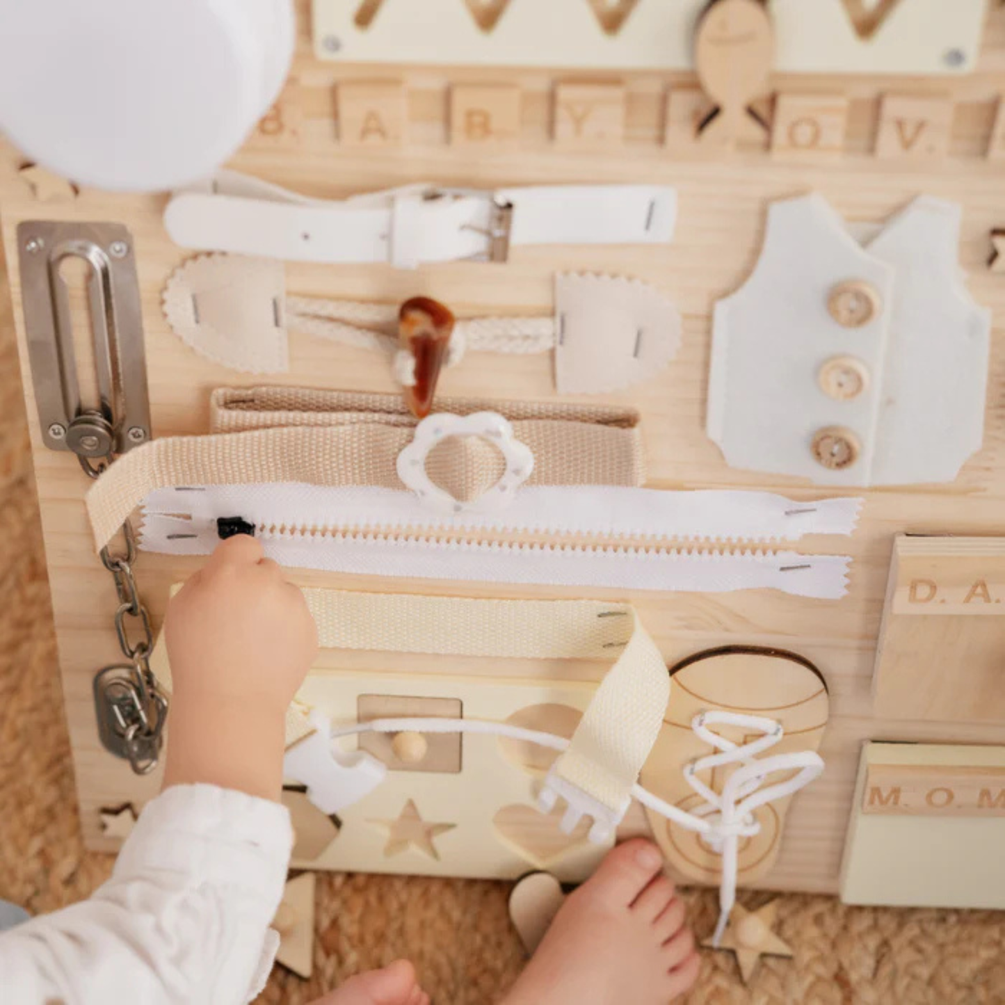 Sensory Happy Board™ – Montessori Druk Bord & Magnetisch Leerbord