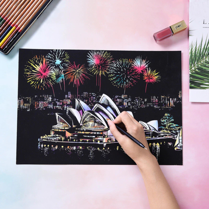 Scratch Art City™ – Ontdek de Verborgen Kleuren van de Wereld