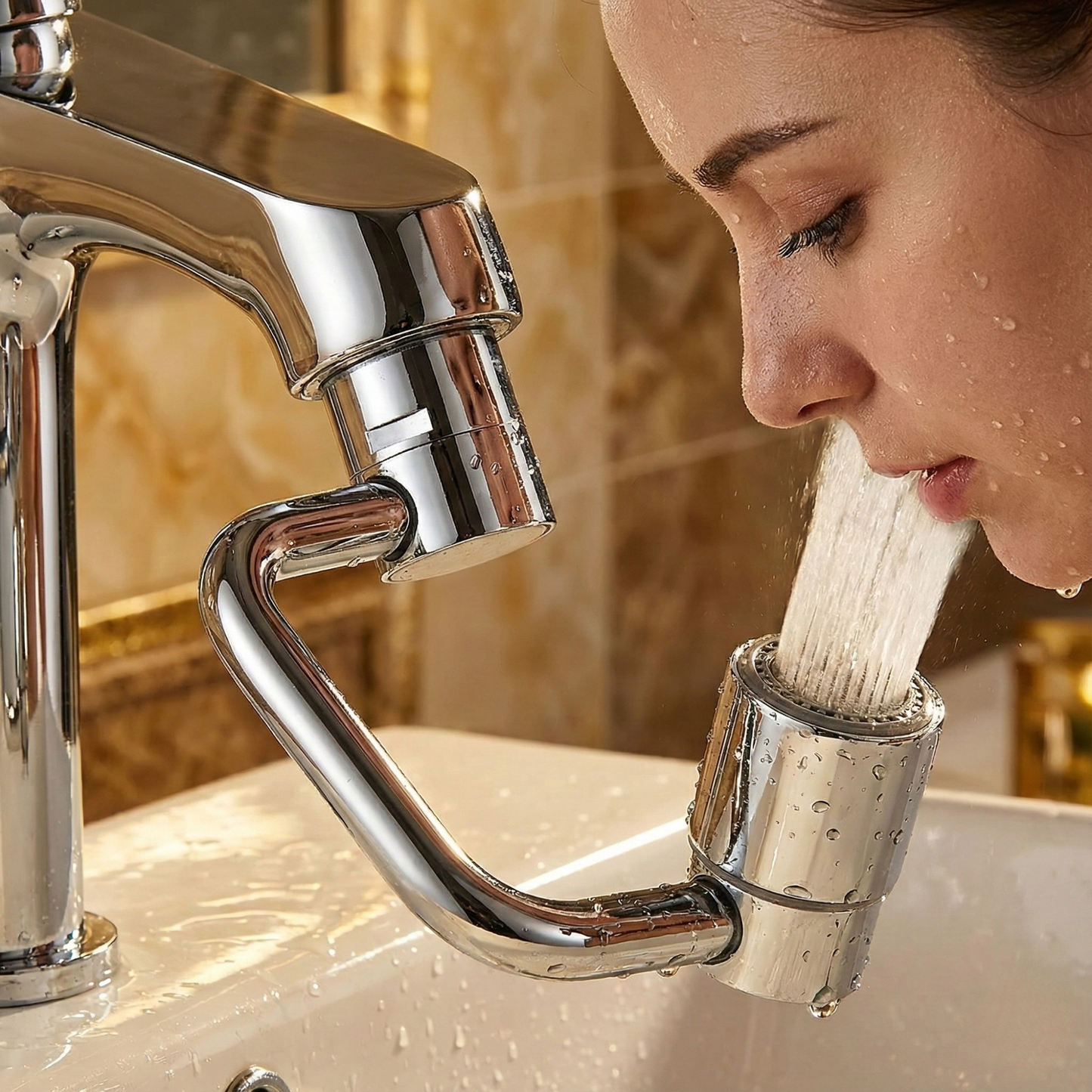 Επέκταση Βρύσης AquaFlex™ με Περιστροφή 1080°