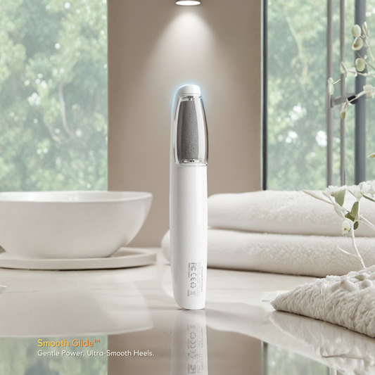 SmoothGlide™ – מסיר יבלות בעדינות עם כוח עדין לעקבים רכים כמשי