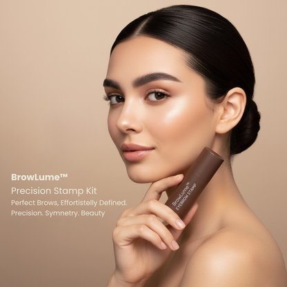 BrowLume™ Jednoduchá pečiatka na obočie + sada šablón pre dokonalé obočie