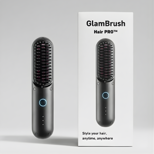 GlamBrush Pro™ - Glatt, Slett og Stylet på Minutter