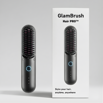 GlamBrush Pro™ - Glatt, Slett og Stylet på Minutter