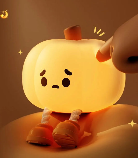 Squishy Halloween Pumpkin Lamp