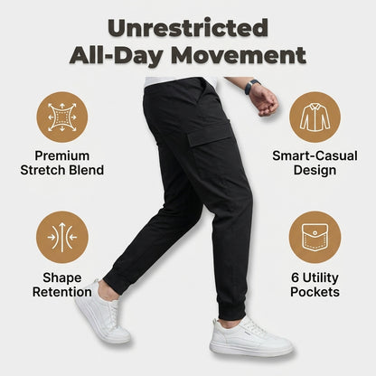 Premium Stretch Cargo Jeans – Komfort Möter Stil