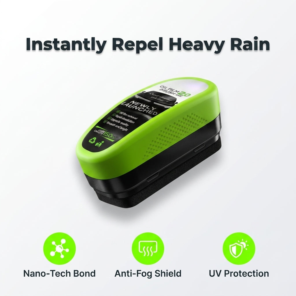 ClearDrive™ Hydrophobic Glass Protector – See the Road Clearly in Any Weather