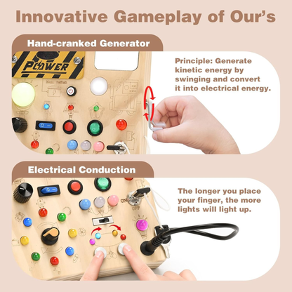 Valcero's Montessori Busy Board™