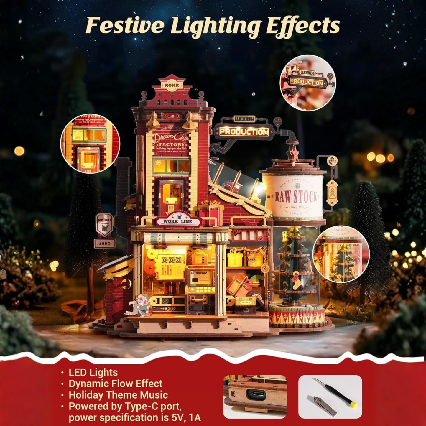 Dream Gift Factory™ 3D Mechanische Puzzel