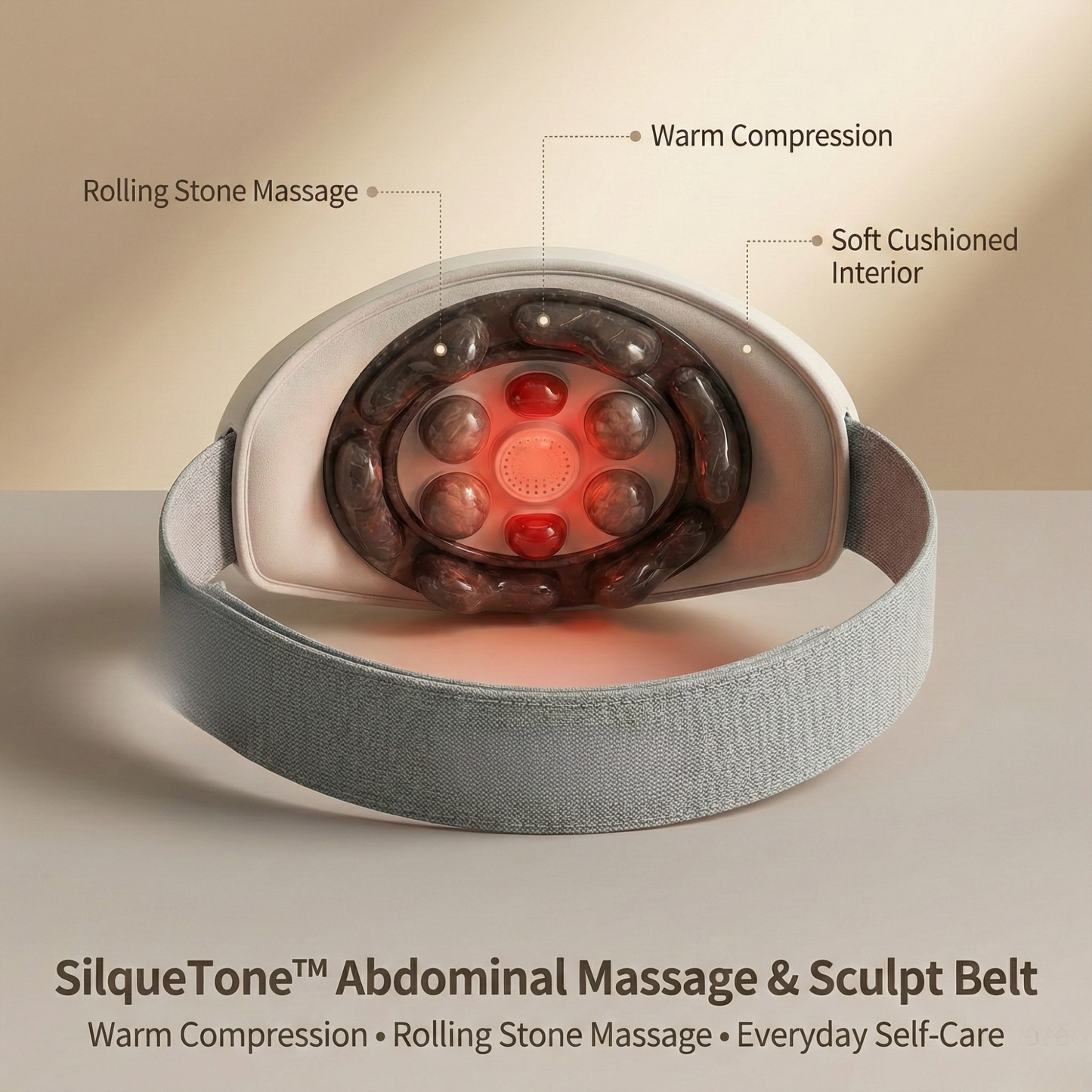 SilqueTone™ Abdominal Massage & Sculpt Belt