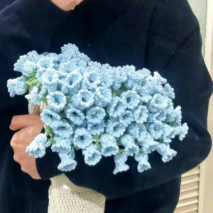 Couverture en fleurs au crochet artisanale