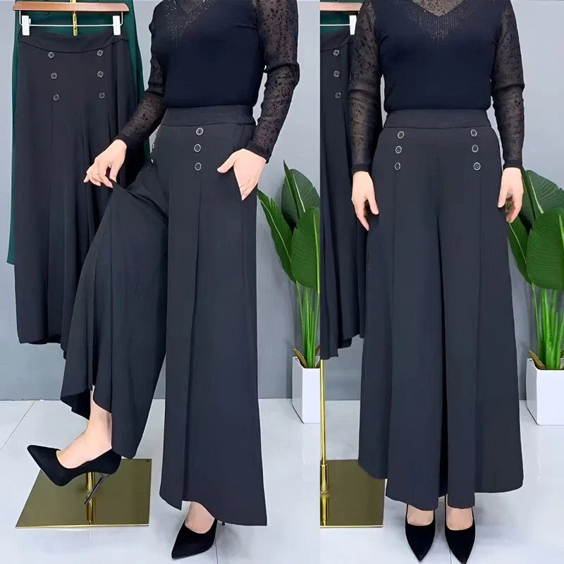 Valcero Elegant Wide-Leg Pants - Instantly flatters your figure