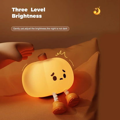 Squishy Halloween Pumpkin Lamp