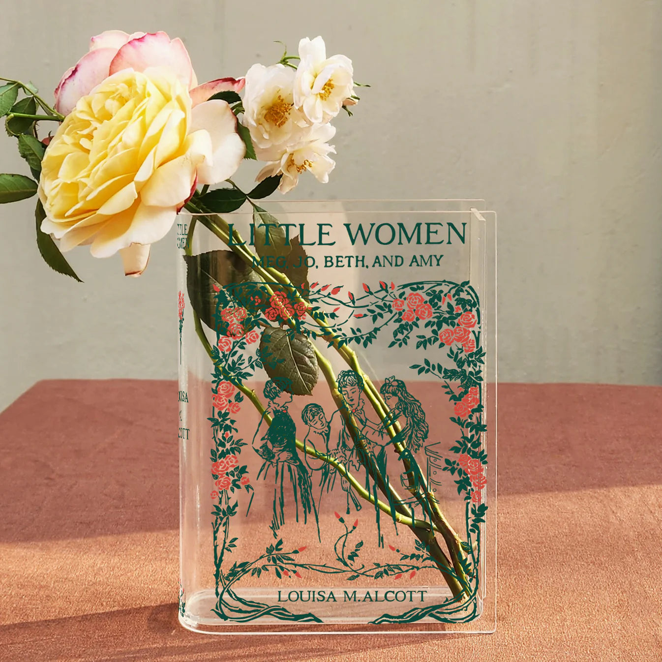 Storybook Vase - Veredeln Sie Ihre Blumendekoration