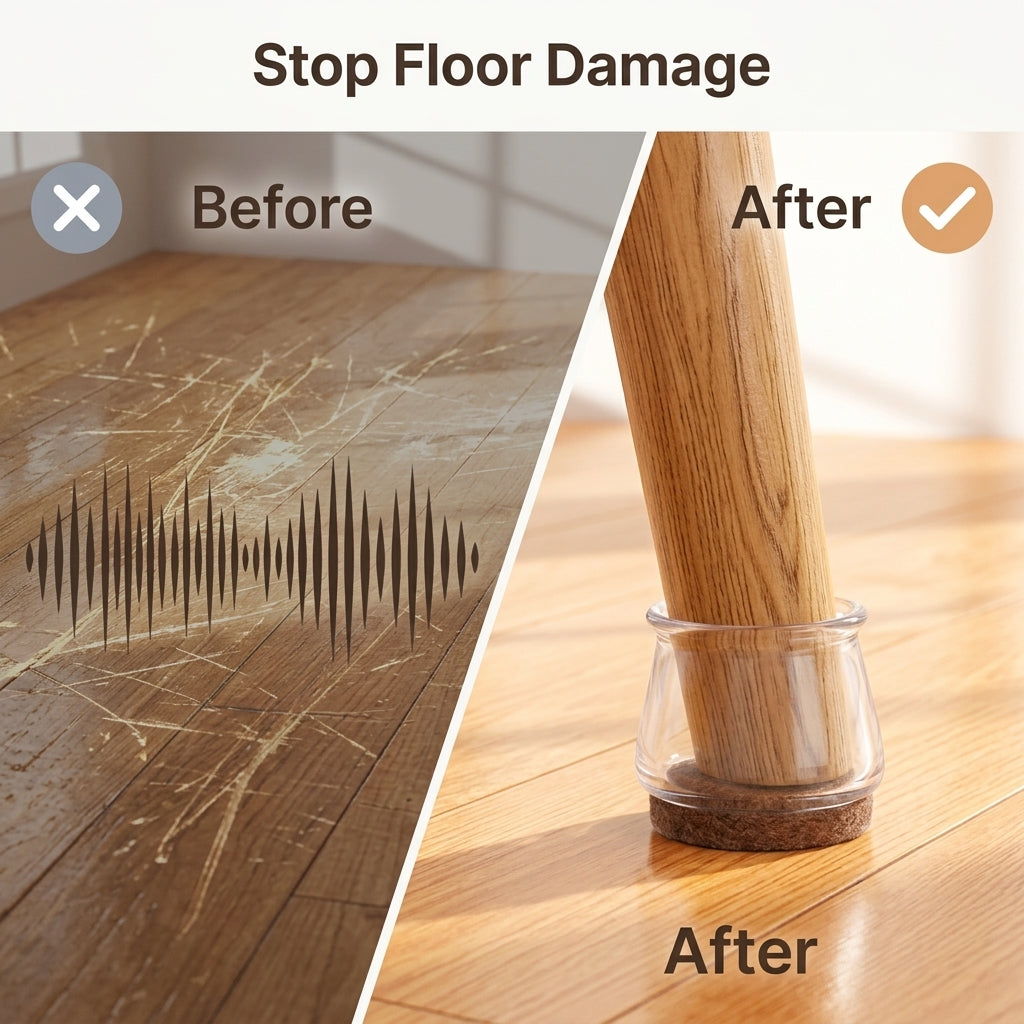 Easy Fit Leg Protectors ™ – Protect Your Floors, Enhance Your Furniture