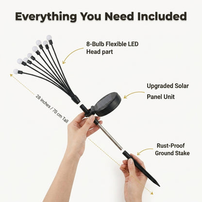 LumiFire™ Solar Firefly Garden Lights