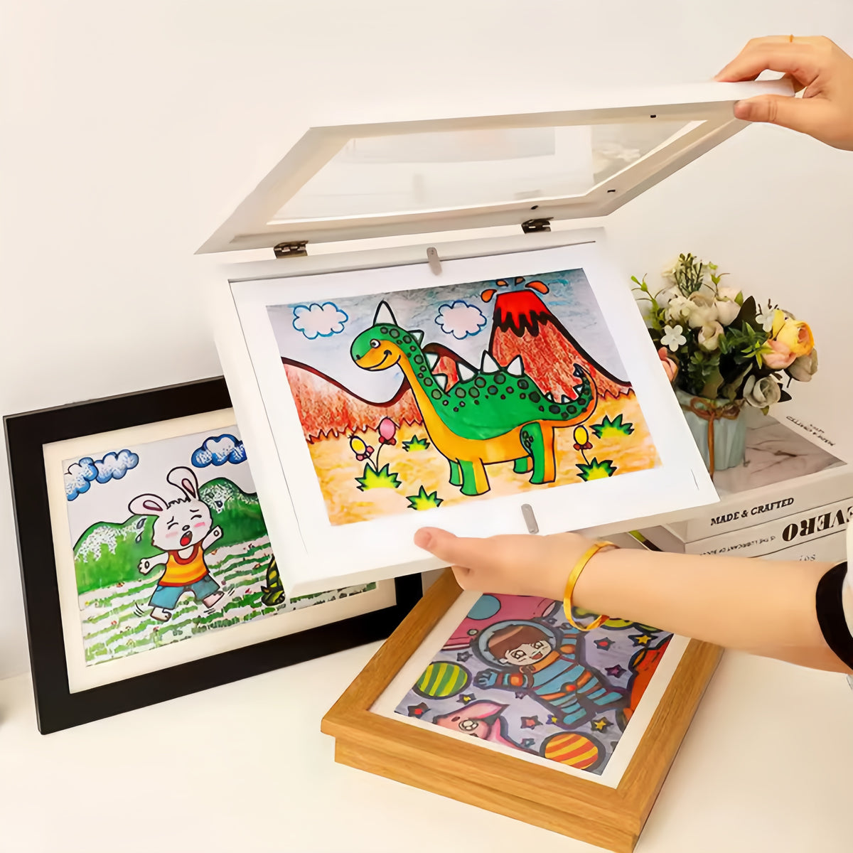 Memory Frame - Kids Drawing Frame – Valcero