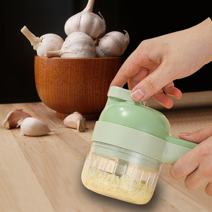 4-i-1 Smart Kjøkkenhakker™ – Hakk, Kvern og Forbered på Sekunder