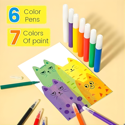 Magic Squeegee Verfset™ – Pel, Schraap & Ontdek Regenboogkunst