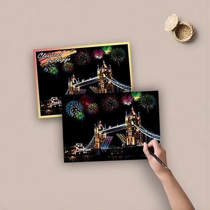 Scratch Art City™ – Ontdek de Verborgen Kleuren van de Wereld