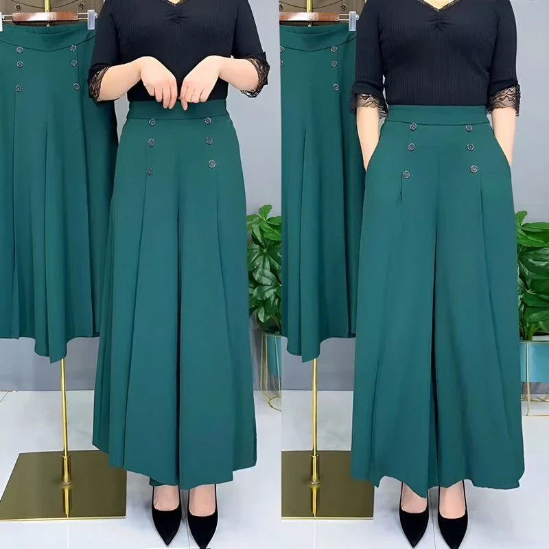 Valcero Elegant Wide-Leg Pants - Instantly flatters your figure