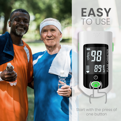 OxiPulse Pro - Portable Oximeter for 24/7 Safety