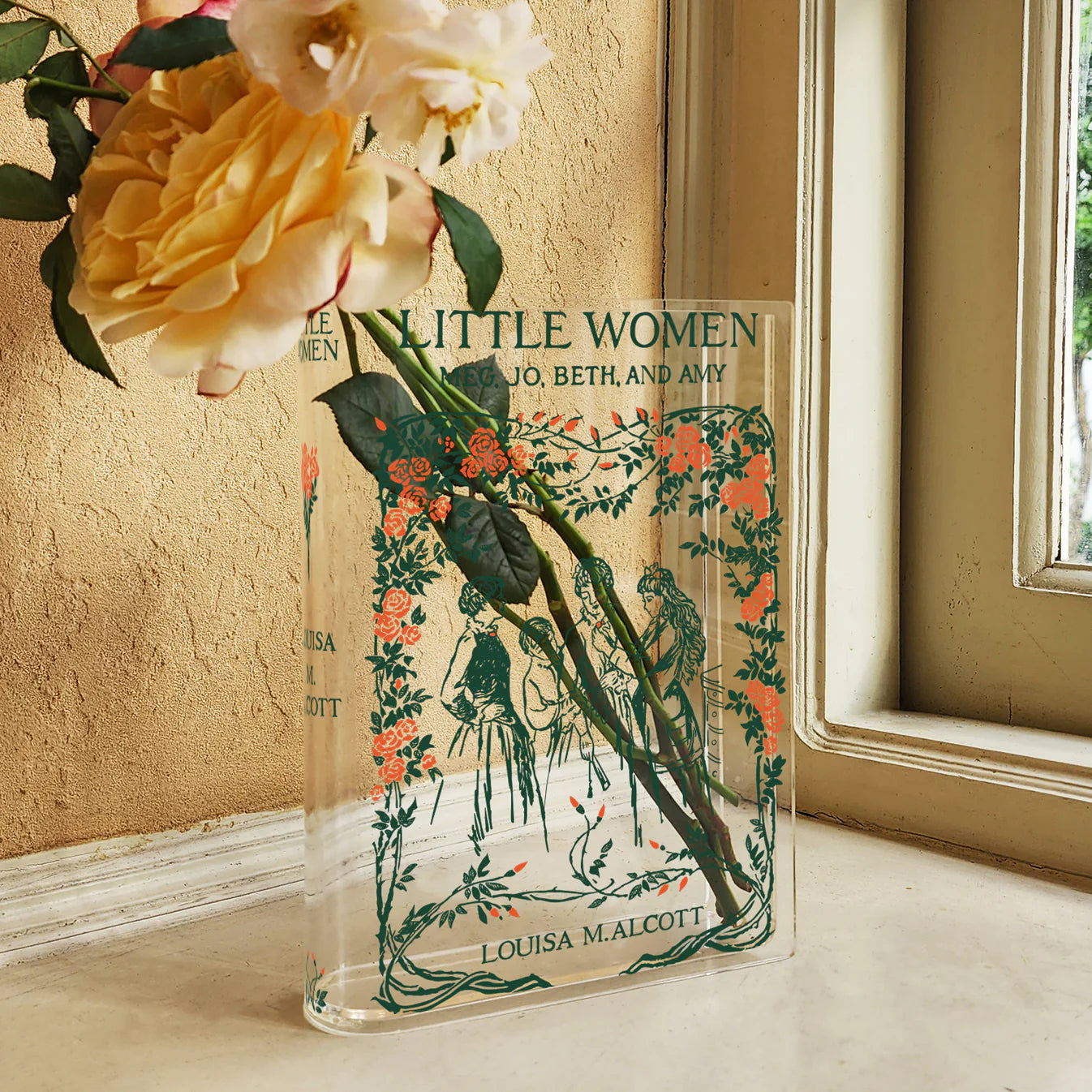 Storybook Vase - Veredeln Sie Ihre Blumendekoration